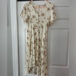 By Together, Button front boutique dress, size medium